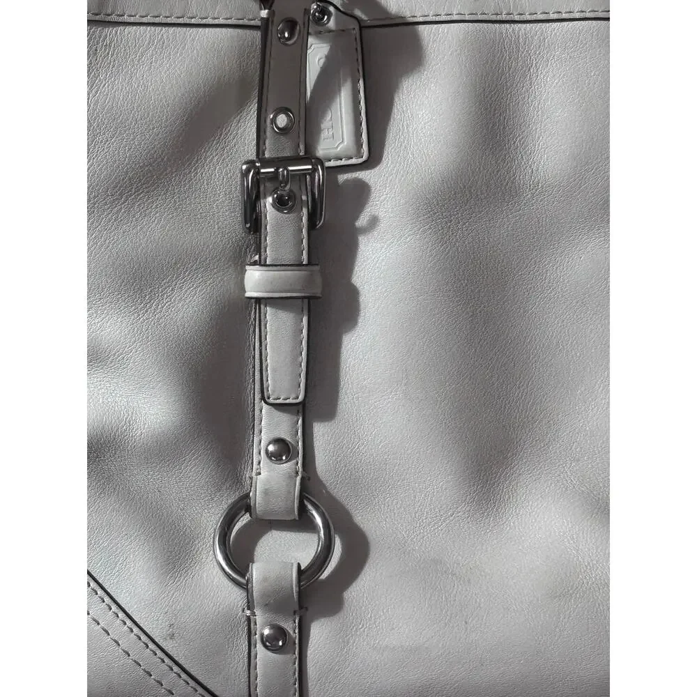 Coach Gallery Leather Purse Hand Bag Gold Accents Contemporary Preppy Classic
